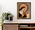 Obraz Święta Rita rama ze złotym paskiem