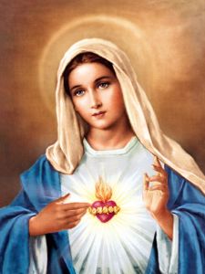 Plakat religijny Maryja - Serce Maryi