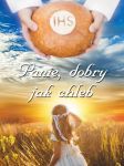 Baner na Pierwszą Komunię Świętą "Panie, dobry jak chleb" 75x100 cm