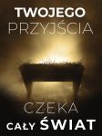 Baner na Boże Narodzenie "Twojego przyjścia czeka cały świat" 75x100 cm