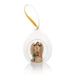 Bombka szklana - anioł - Święta Rodzina - zawieszka - 9 cm - Classic