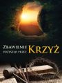 Baner religijny na Wielki Post "Zbawienie przyszło przez krzyż" 75x100 cm
