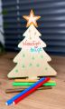 Drewniana choinka do malowania