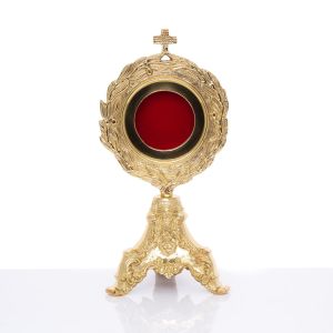 Relikwiarz z mosiądzu