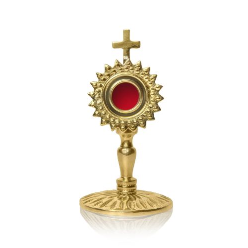 Relikwiarz mosiężny