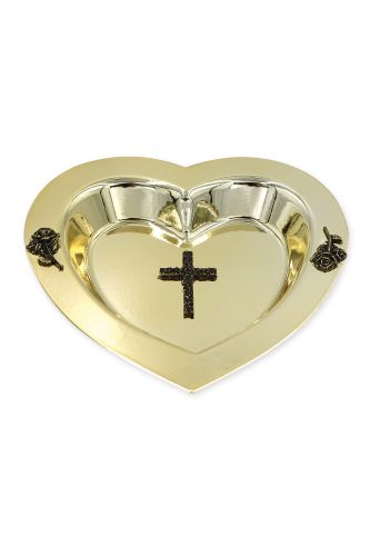 Naczynie na wodę święcona w kształcie serca