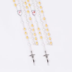 Różaniec szklany - Papież Franciszek - Jan Paweł II