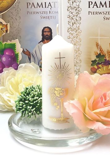 Świeca IHS i kielich