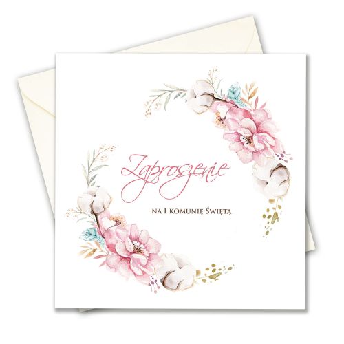 Zaproszenie na  Komunię