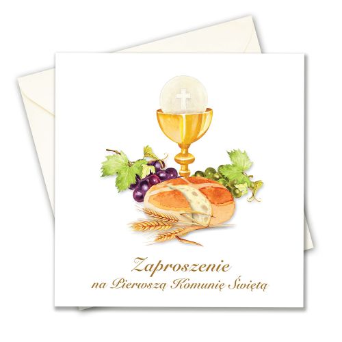 Zaproszenie na  Komunię