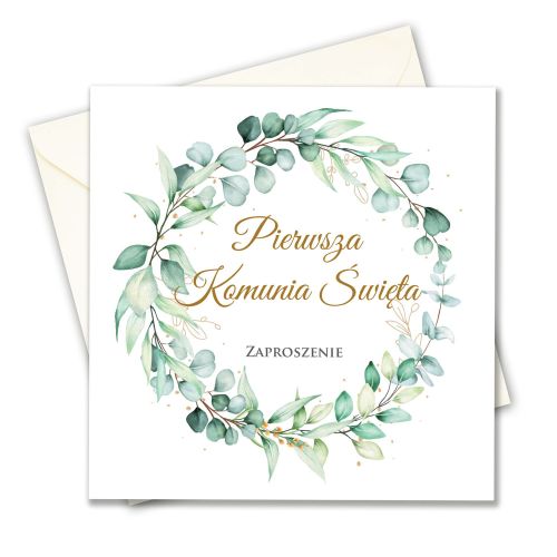 Zaproszenie na  Komunię