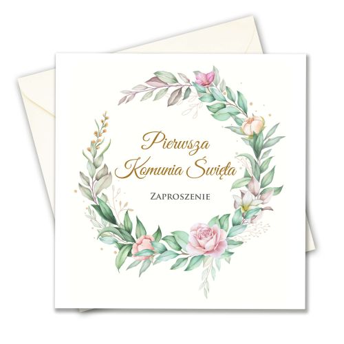Zaproszenie na  Komunię