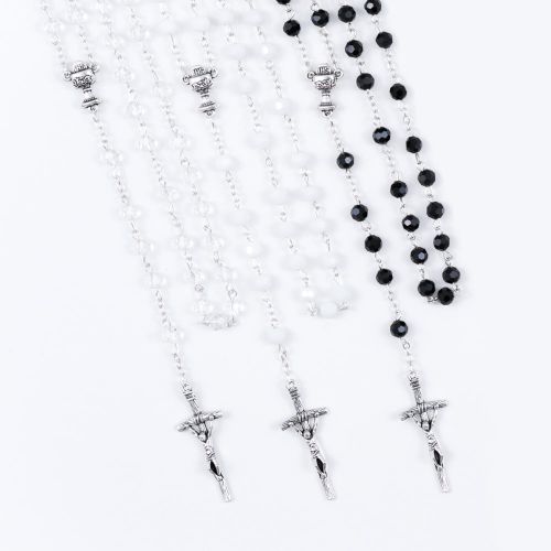 Różaniec - Pierwsza Komunia Święta - kryształ