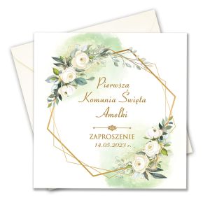 Zaproszenie na Komunię, personalizowane
