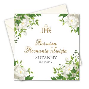 Zaproszenie na Komunię personalizowane