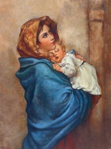 Plakat religijny Matka Boża "Cyganka"