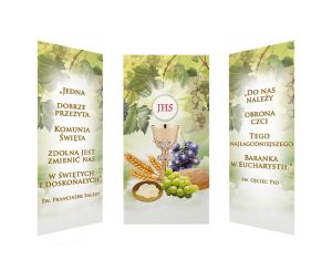 Zestaw trzech banerów na Boże Ciało