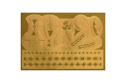 Naklejki na świece liturgiczne, zestaw - 25 arkuszy
