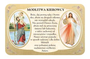 Święty Krzysztof plakietka samochodowa - 10 szt.