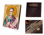 Naklejana ikona religijna Święty Józef