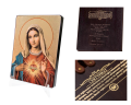 Naklejana ikona religijna Serce Maryi