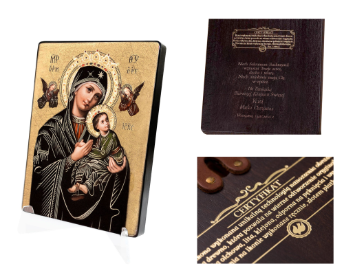 Naklejana ikona religijna Matka Boża Nieustającej Pomocy