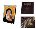 Naklejana ikona religijna Święta Rita