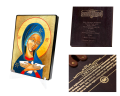 Naklejana ikona religijna Pneumatofora (Matka Boża niosąca Ducha Świętego)