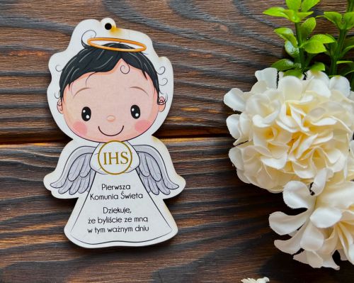 Podziękowanie dla gości, komunia personalizacja magnes