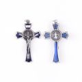 Krzyż Św. Benedykt - kolor niebieski