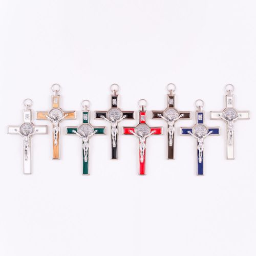 Krzyż Św. Benedykta (12 cm) - wisiorek do łańcuszka