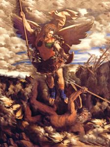 Plakat Religijny Święty Michał Archanioł