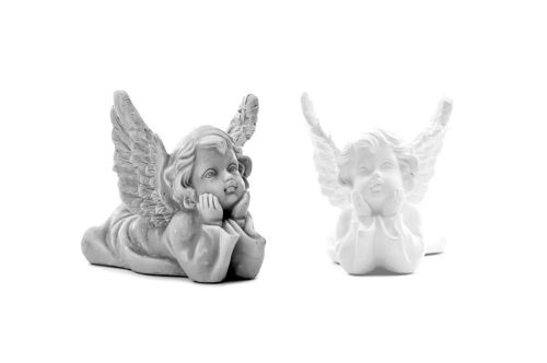 Aniołek gipsowy 8cm