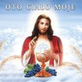 Baner na Boże Ciało "Oto ciało moje" 150x150 cm