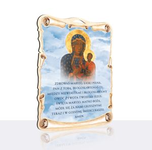 Modlitwa Zdrowaś Maryjo - MB Częstochowska 