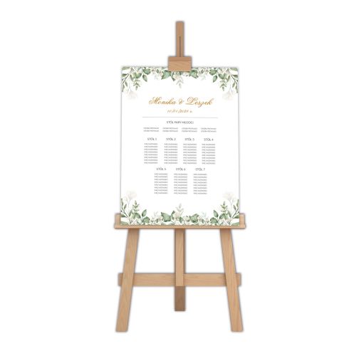 Table plan - wedding - goście weselni
