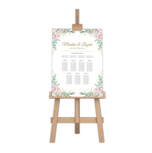 Table plan - wedding - goście weselni