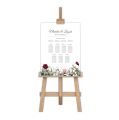 Table plan - tablica z rozmieszczeniem gości weselnych