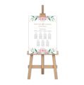 Table plan - tablica z rozmieszczeniem gości weselnych