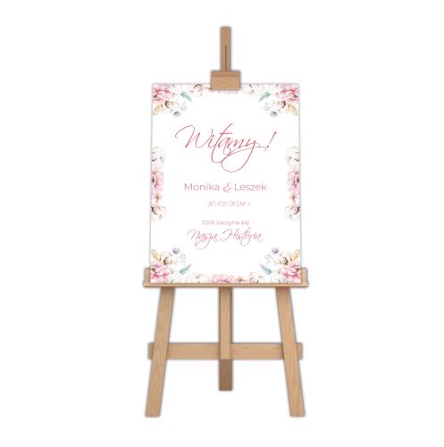 Tablica powitalna dla gości - wedding - ślub