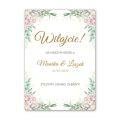 Tablica powitalna na ślub - wedding
