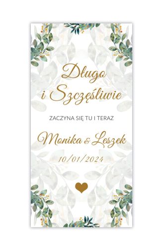 Roll-Up ślubny - spersonalizowany