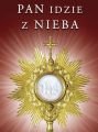 Baner na Boże Ciało "Pan idzie z nieba" 75x100 cm
