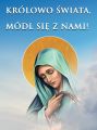Baner z Matką Bożą "Królowo Świata, módl się za nami!" 75x100 cm
