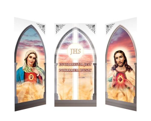 Zestaw 3 banerów na Boże Ciało