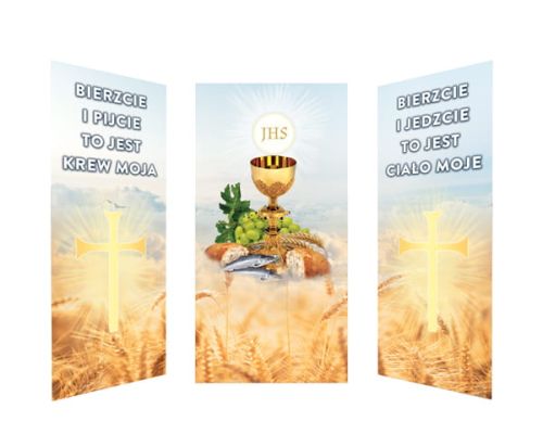 Zestaw 3 banerów na Boże Ciało
