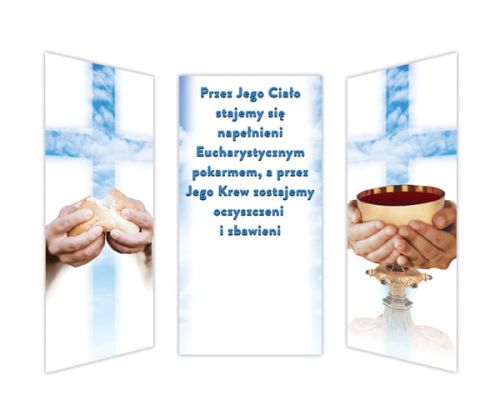 Zestaw 3 banerów na Boże Ciało