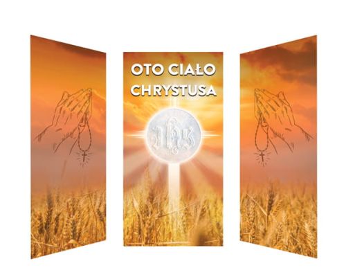 Zestaw 3 banerów na Boże Ciało