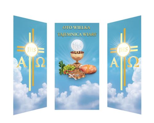 Zestaw 3 banerów na Boże Ciało