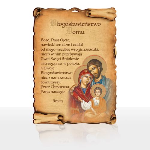 Błogosławieństwo Domu - Święta Rodzina - obrazek